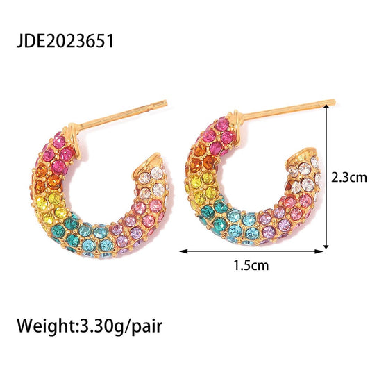 Elegant Mi Amore earrings, adding a touch of glamour to your ensemble. Discover the finest earrings in Trinidad and Tobago fashion