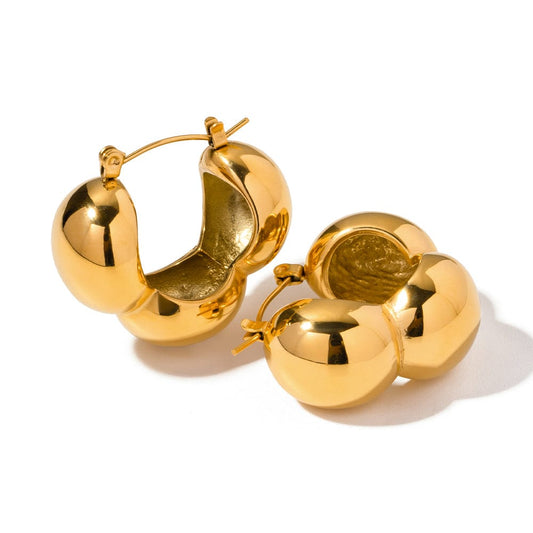 ORION- DROP EARRINGS- GOLD. MI AMORE HOUSE OF STYLES
