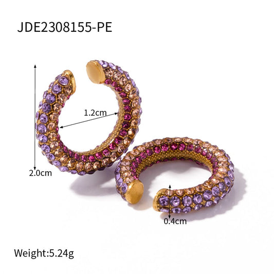 Elegant Mi Amore earrings, adding a touch of glamour to your ensemble. Discover the finest earrings in Trinidad and Tobago fashion